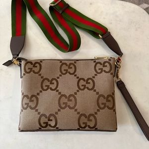 New With Tags and Box Jumbo GG Gucci Messenger Bag Unisex